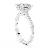 Gold Ring DDLR-1002, White Gold, view 1