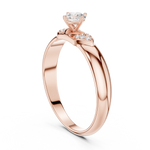 Gold Ring SBWR(12), Rose Gold, view 1