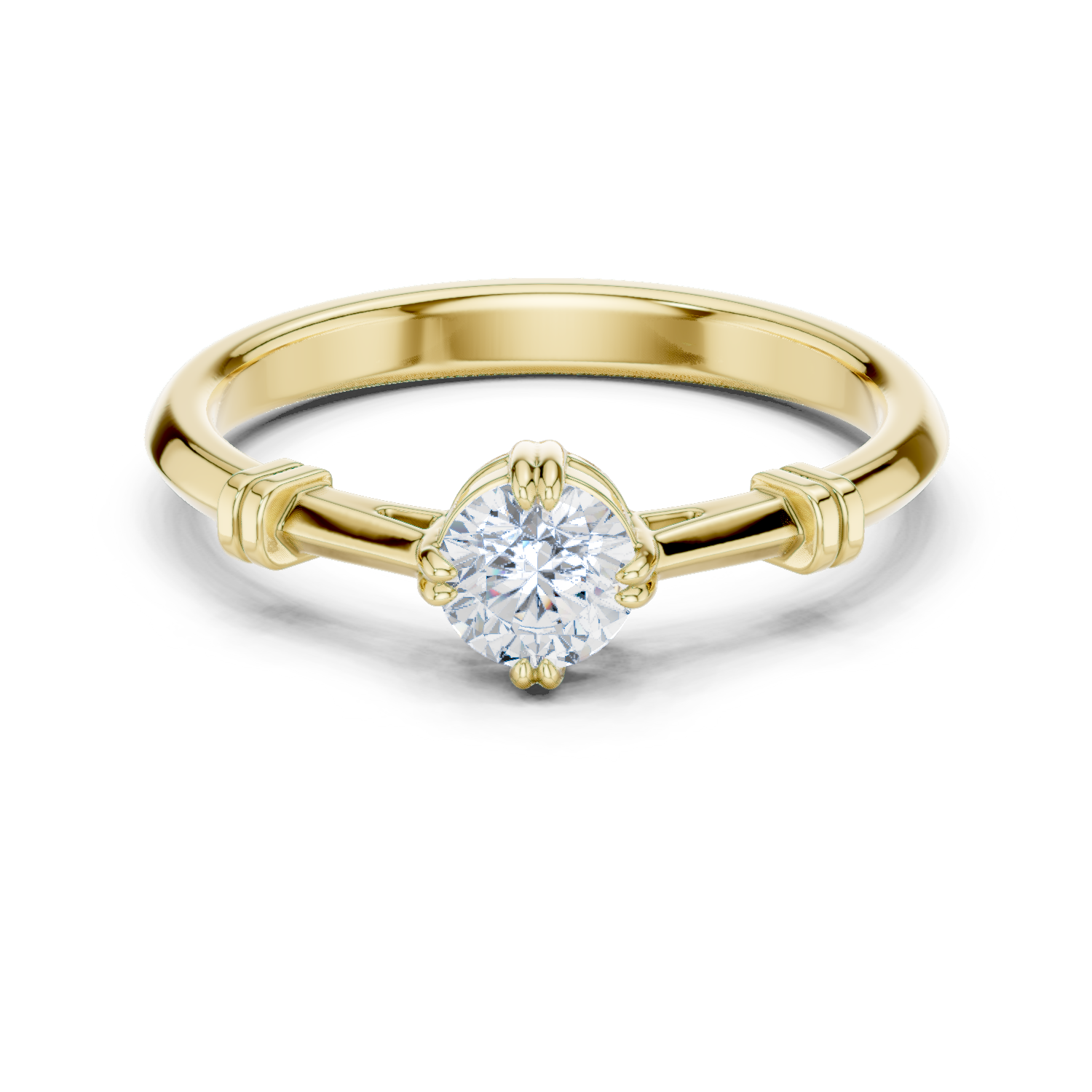 Gold Ring DDLR-796, Yellow Gold