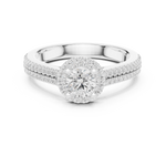 Gold Ring LR-0234, White Gold