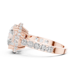 Gold Ring DDLR-354, Rose Gold, view 3