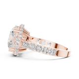 Gold Ring DDLR-354, Rose Gold, view 3