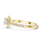 Gold Ring LR-0289, Yellow Gold, view 3