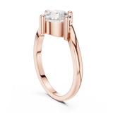 Gold Ring DDLR-804, Rose Gold, view 1