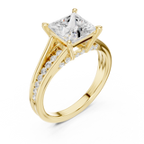 Gold Ring DDLR-997, Yellow Gold, view 2