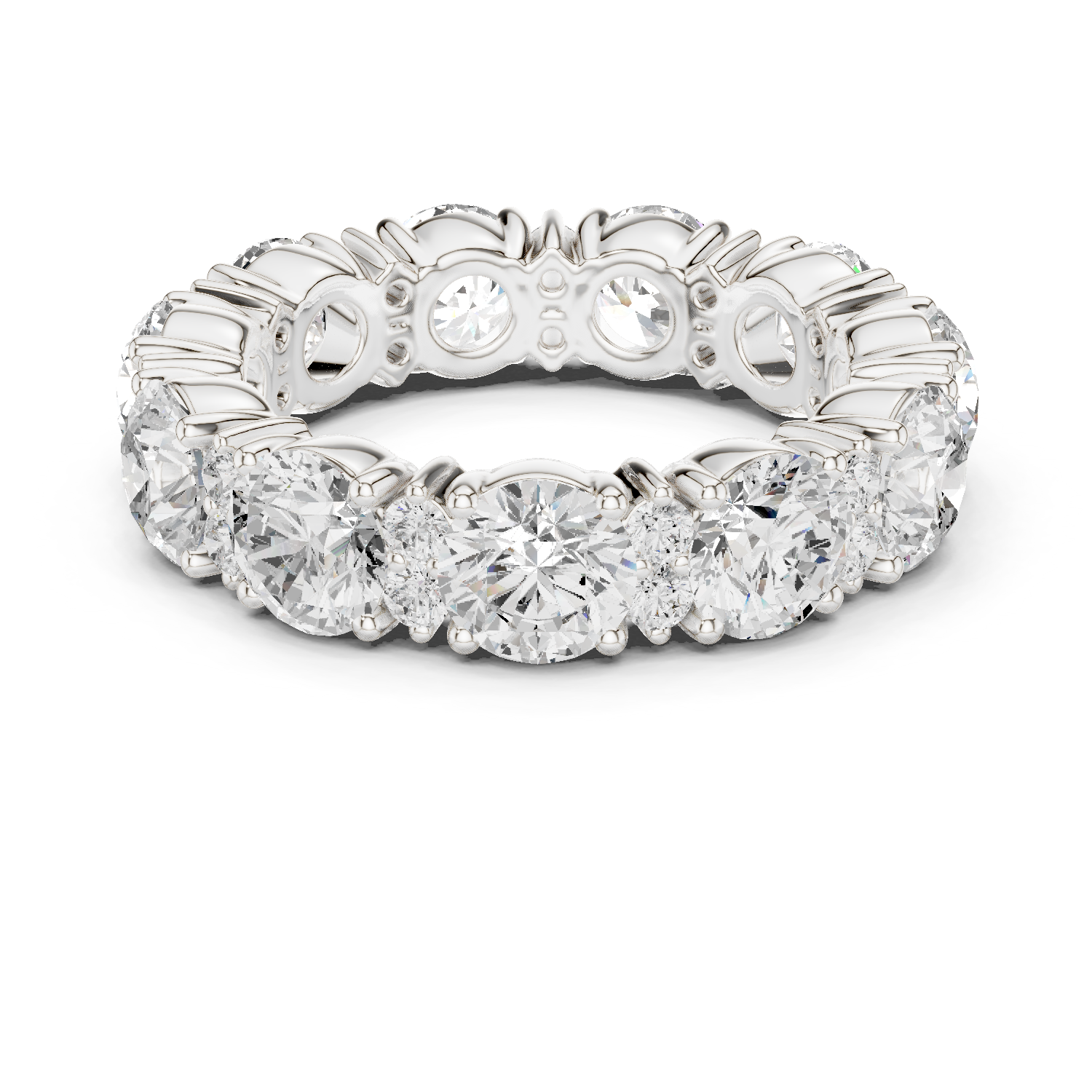 Gold Ring DDLR-707, White Gold