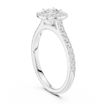 Gold Ring LR-0216, White Gold
