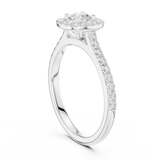 Gold Ring LR-0216, White Gold