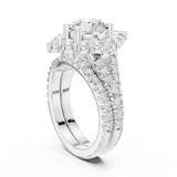 Gold Ring DDLR-297, White Gold, view 1