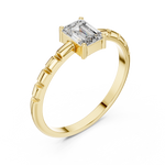 Gold Ring ALR-171, Yellow Gold, view 2