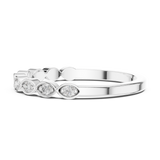 Gold Ring L28-24, White Gold, view 3