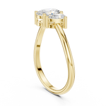 Gold Ring HLR-233, Yellow Gold, view 1