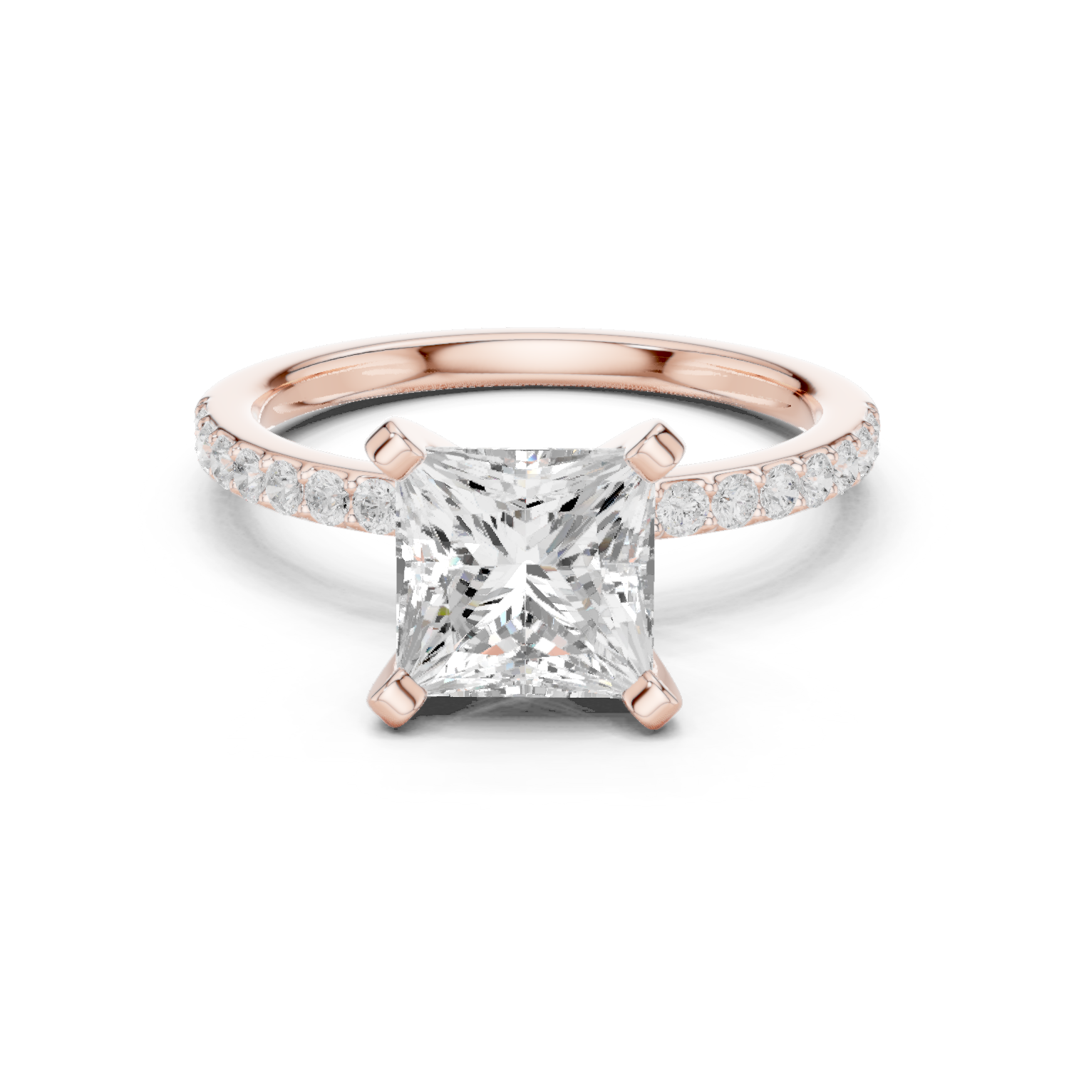 Gold Ring DDLR-890, Rose Gold