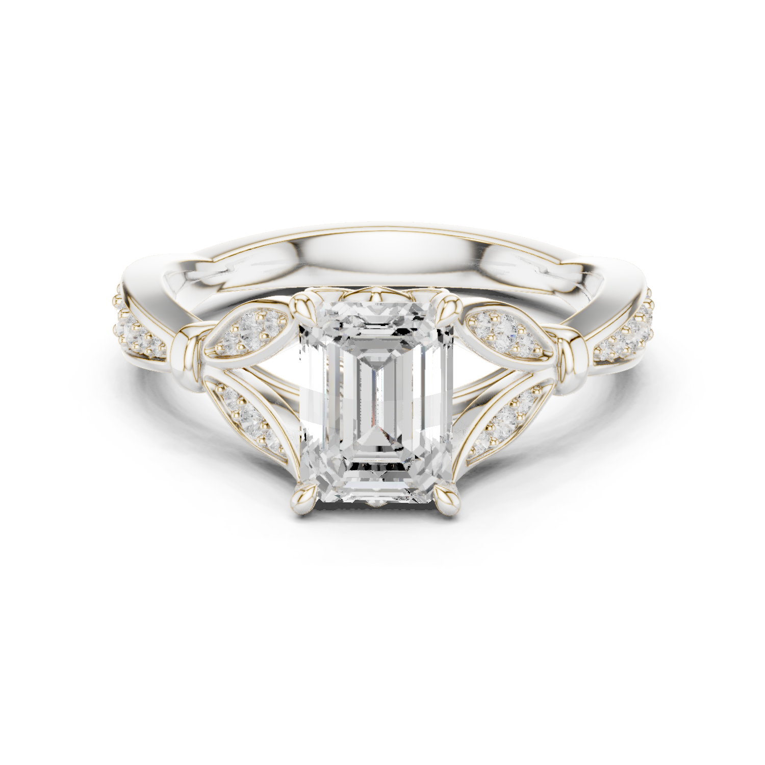 Gold Ring DDLR-257, White Gold