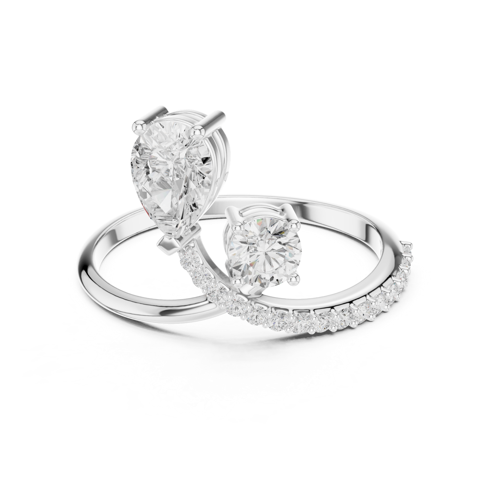 Gold Ring SBWR(59), White Gold