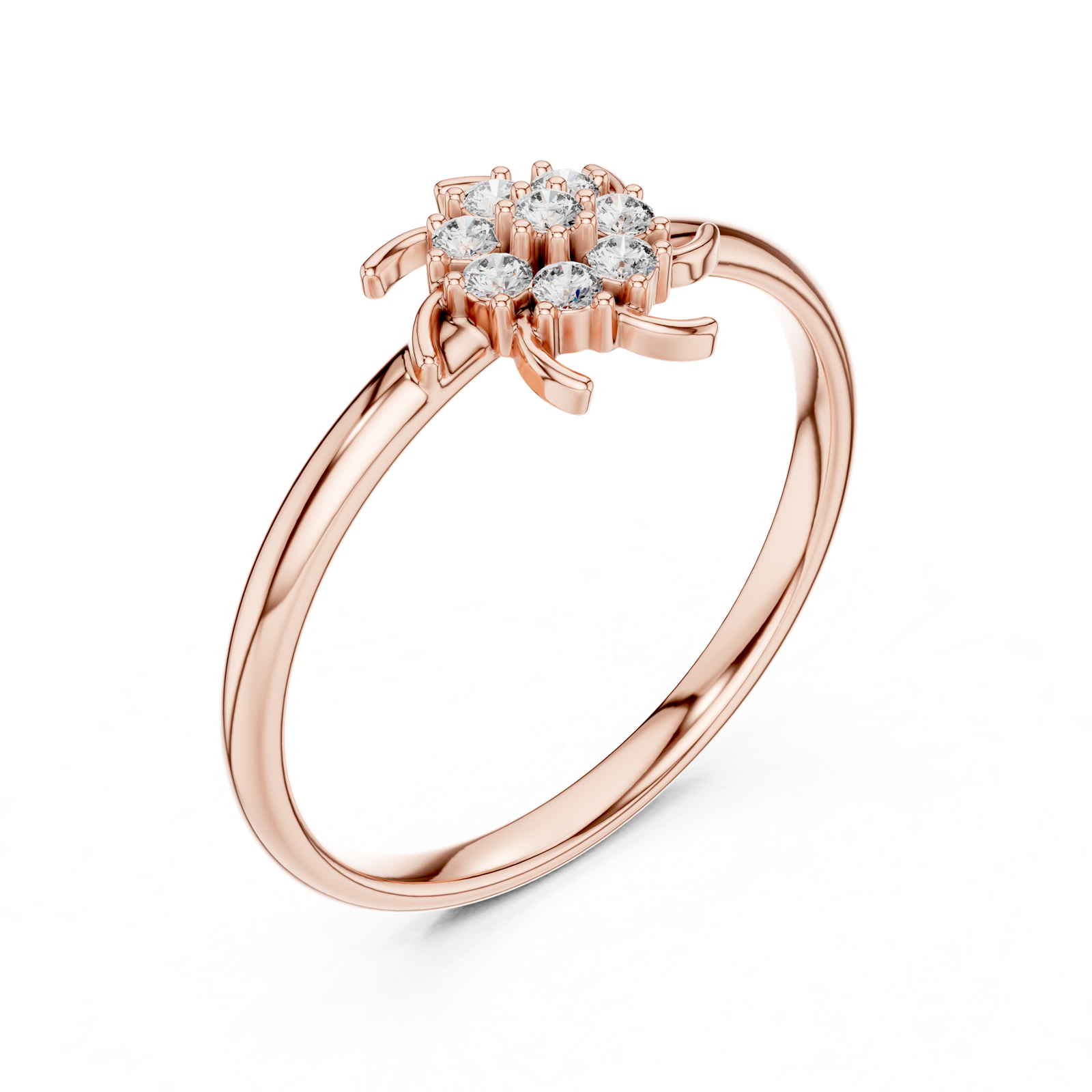 Gold Ring 1 (390), Rose Gold, view 2