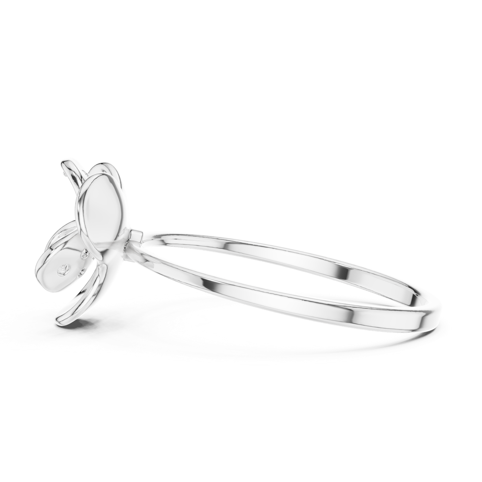 Gold Ring 1 (219), White Gold, view 3