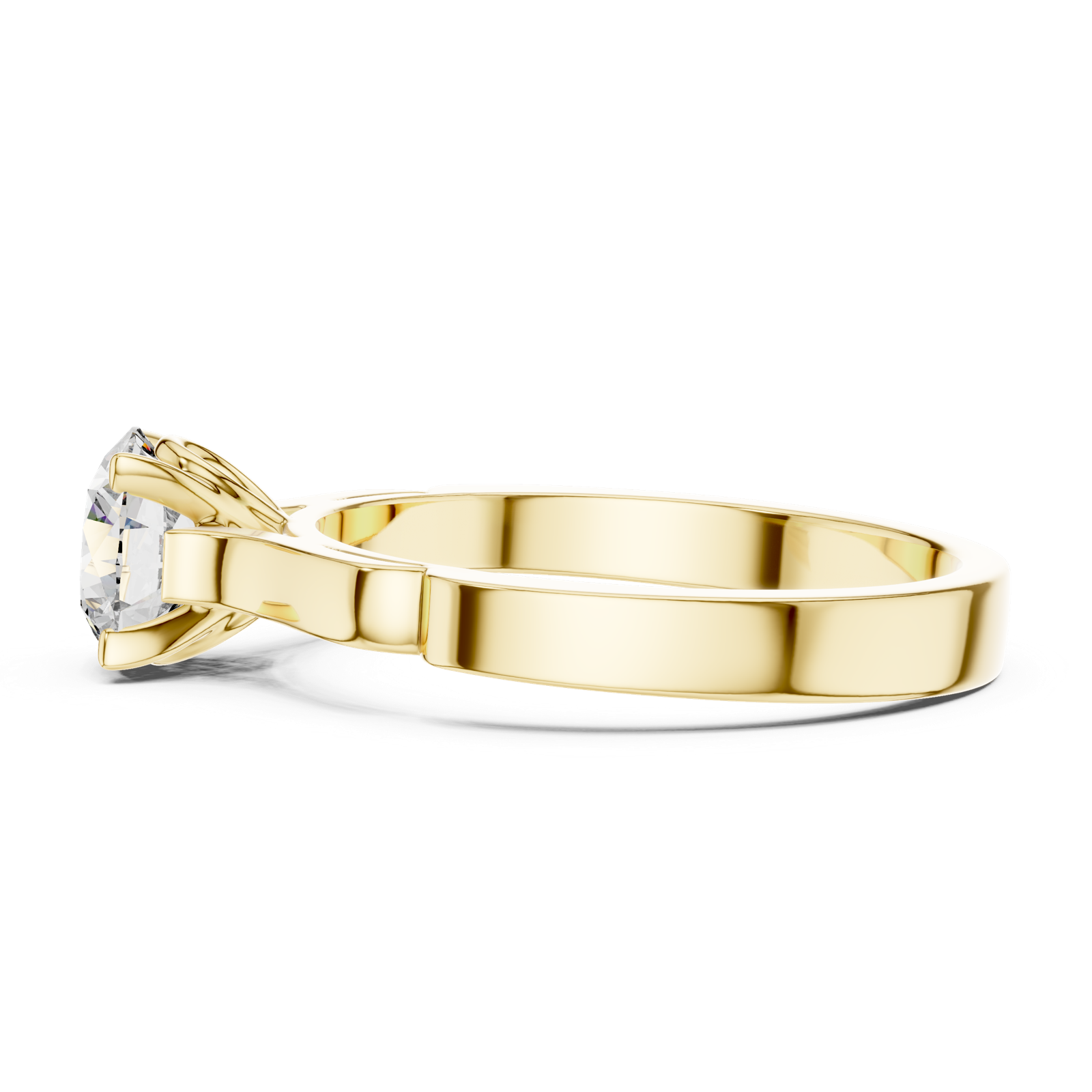 Gold Ring LR-0008, Yellow Gold, view 3