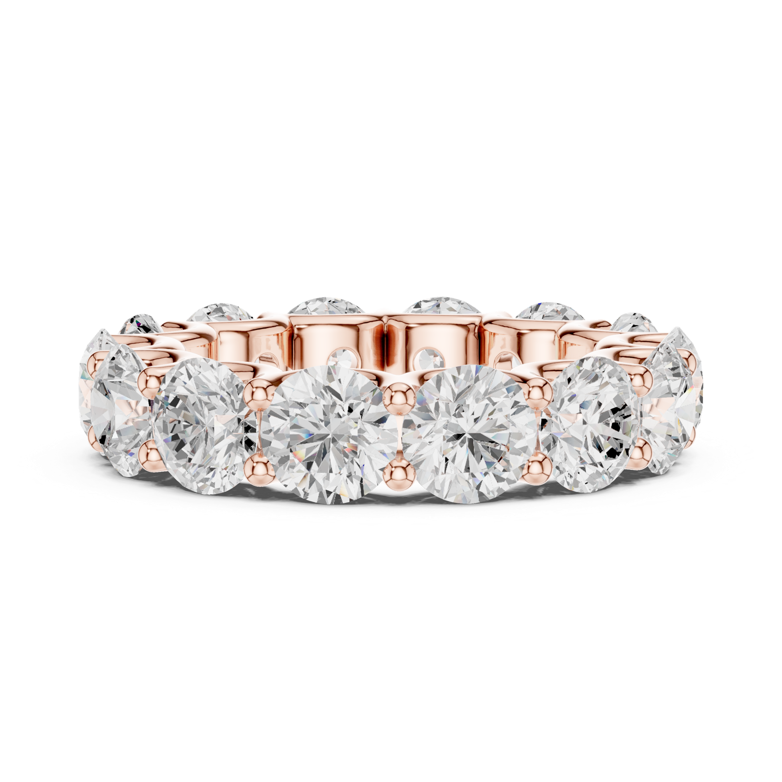 Gold Ring DDLR-662, Rose Gold, view 3