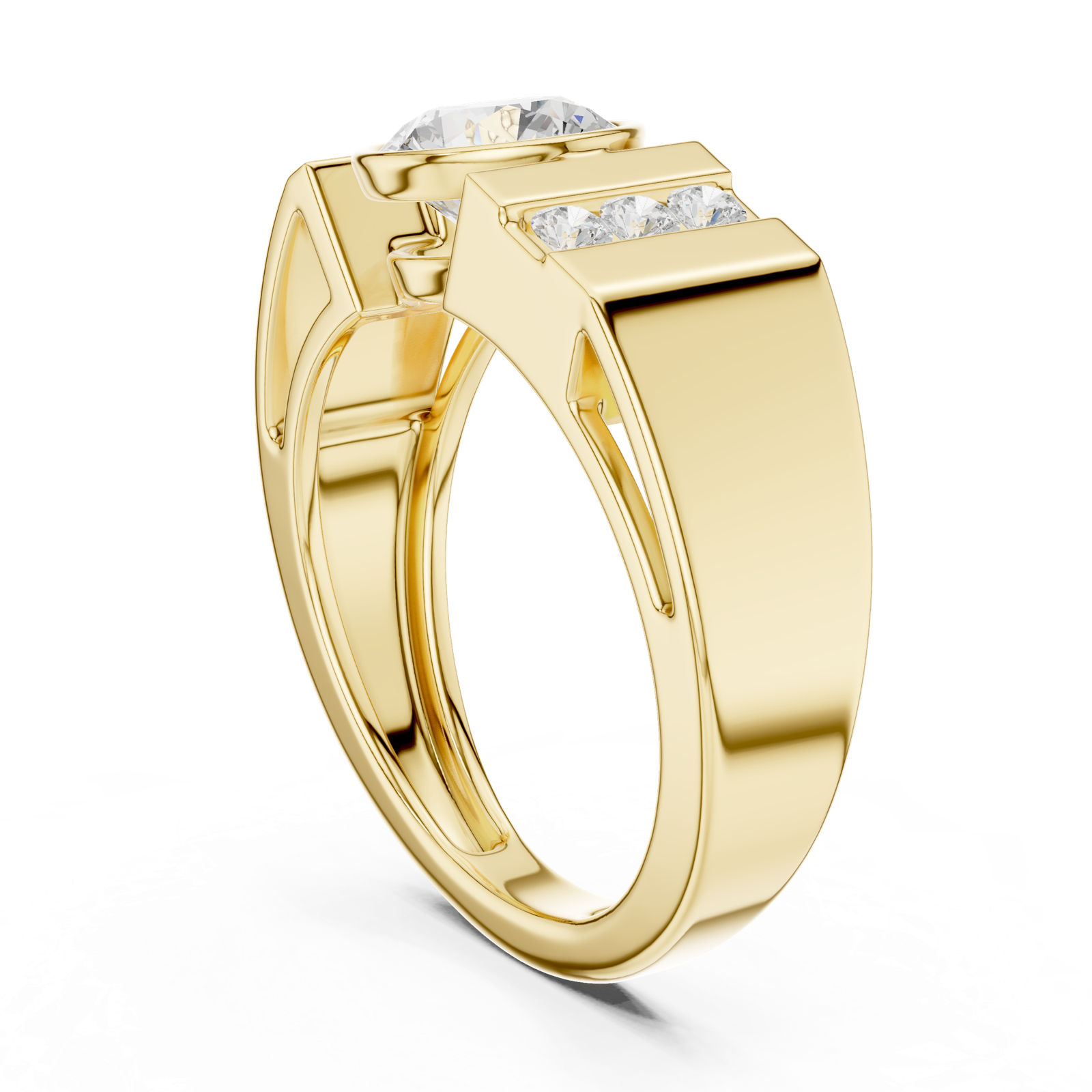 Gold Ring SBMR(43), Yellow Gold