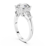 Gold Ring LR-0048, White Gold, view 1