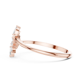Gold Ring HLR-236, Rose Gold, view 3
