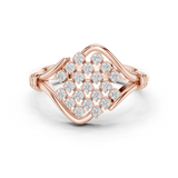 Gold Ring DDLR-760, Rose Gold