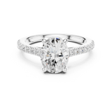 Gold Ring DDLR-879, White Gold, view 4