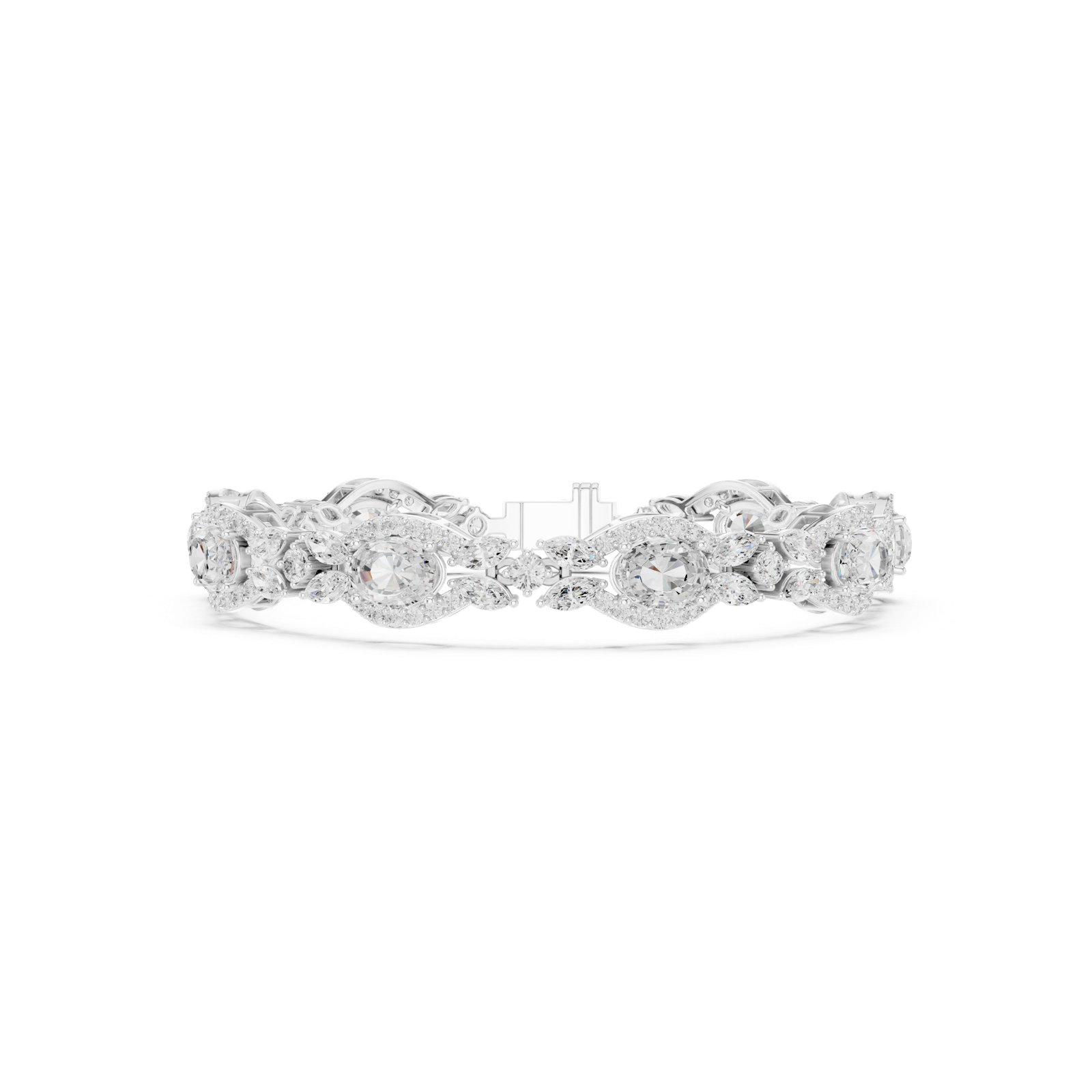 Gold Bracelet SBWB (33), White Gold, view 4