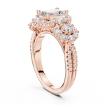 Gold Ring DDLR-279, Rose Gold, view 1