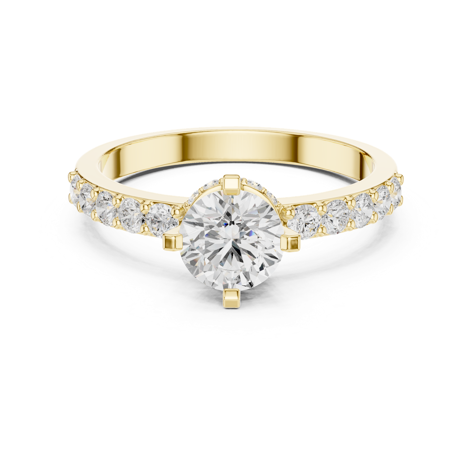Gold Ring HLR-47, Yellow Gold