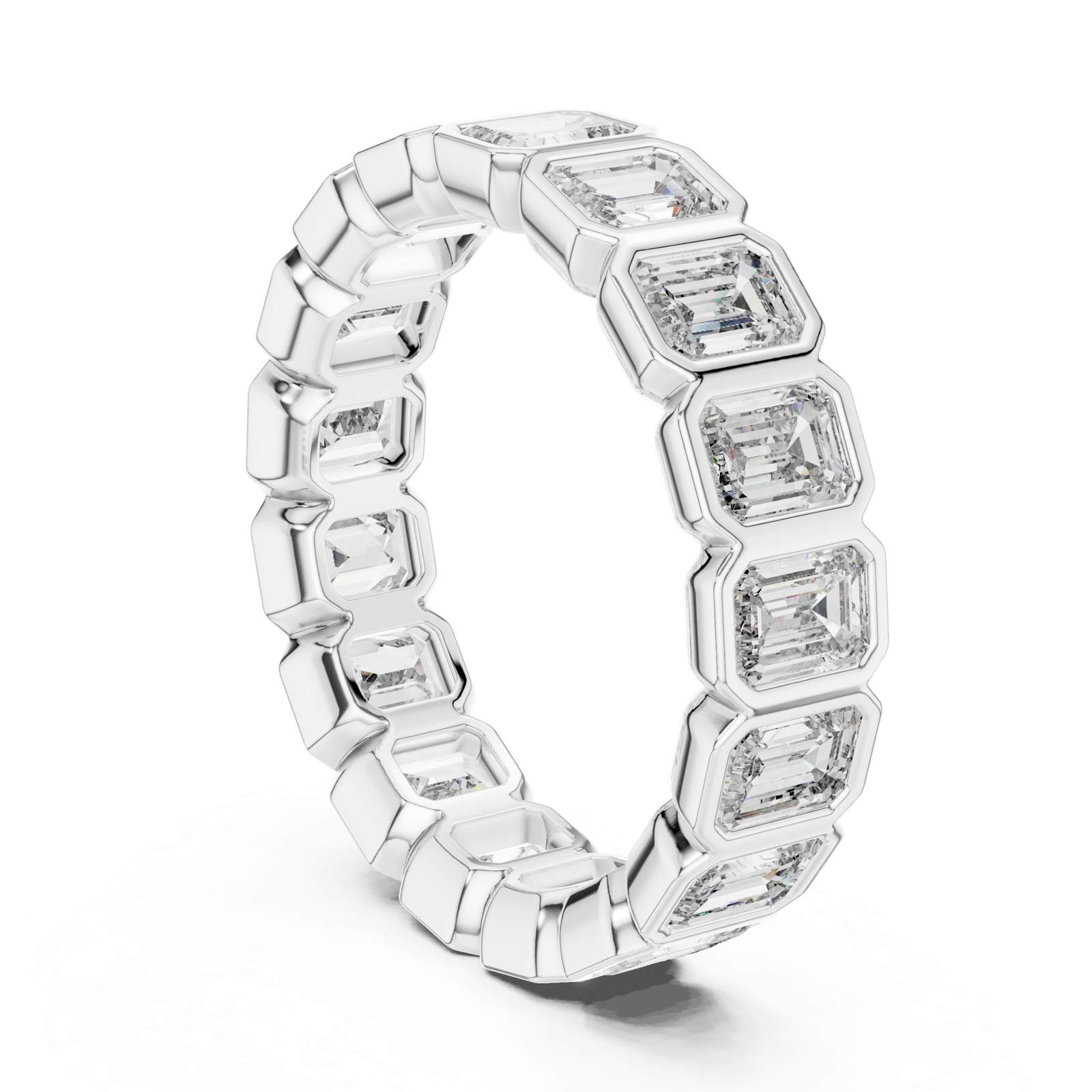 Gold Ring DDLR-217, White Gold