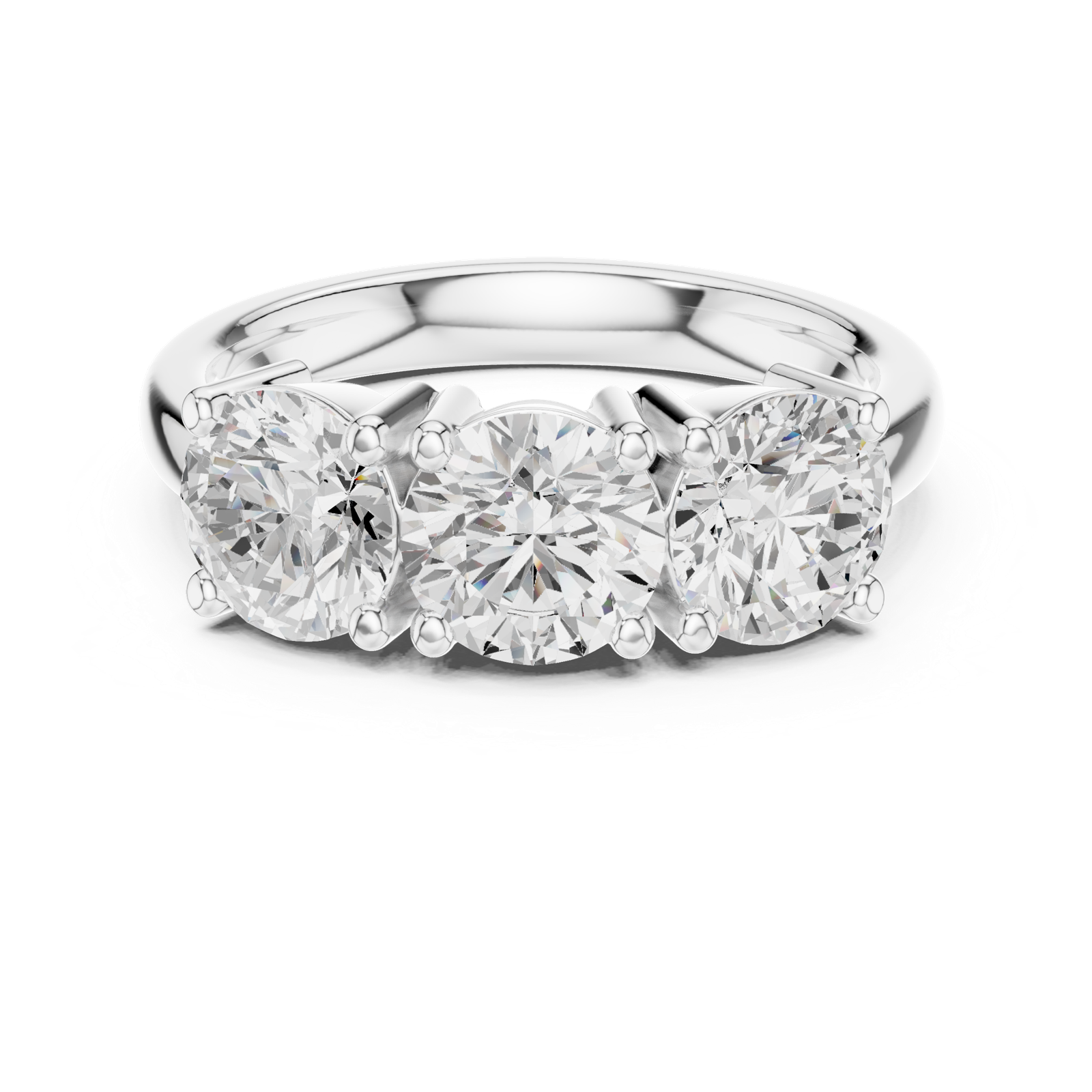 Gold Ring DDLR-613, White Gold