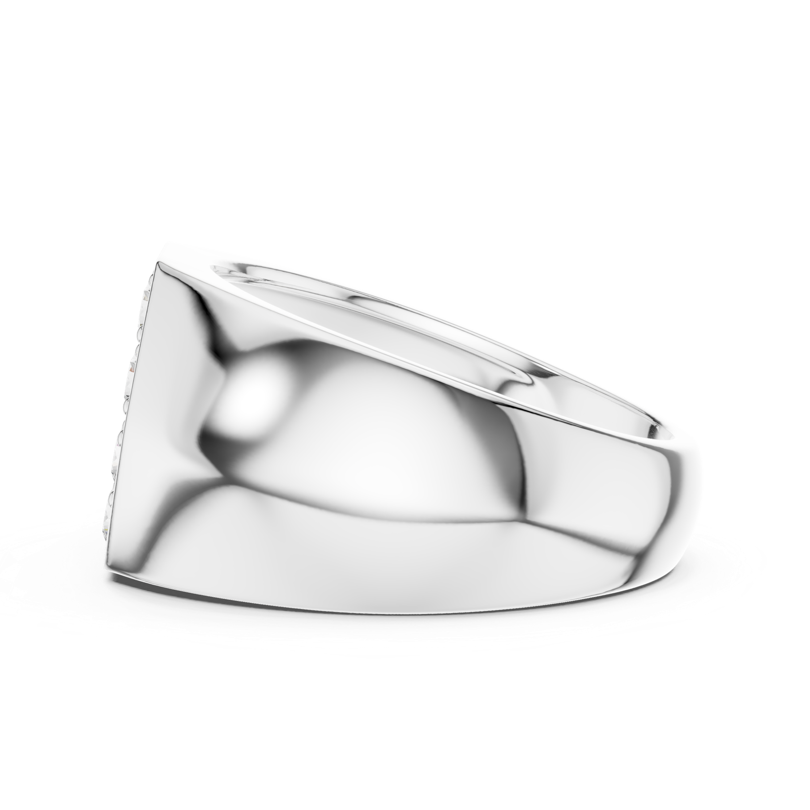 Gold Ring SBMR(40), White Gold, view 3