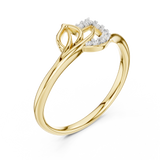 Gold Ring 12-10047@L, Yellow Gold, view 2