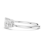 Gold Ring HLR-239, White Gold, view 3