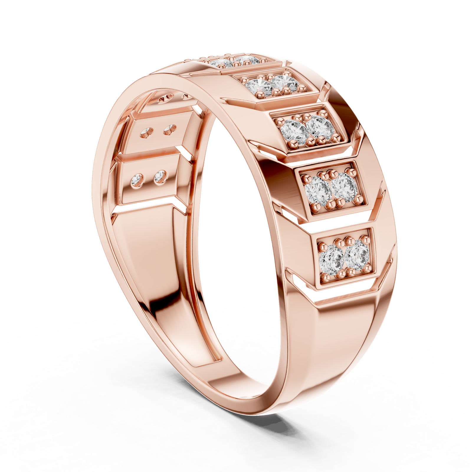 Gold Ring LR-01 (17), Rose Gold