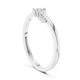 Gold Ring LR-01 (95), White Gold