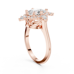 Gold Ring DDLR-337, Rose Gold, view 1