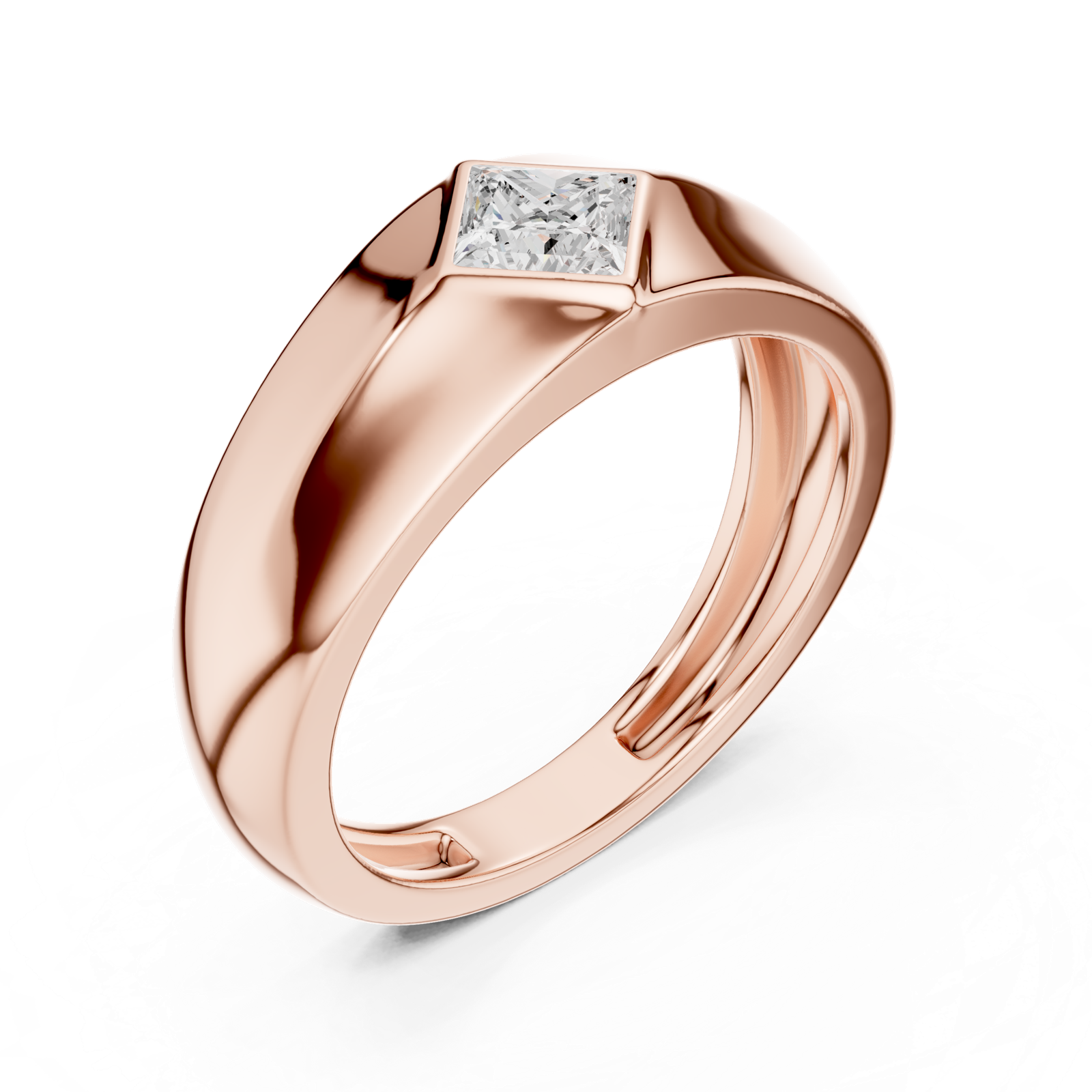 Gold Ring SBMR(33), Rose Gold, view 2
