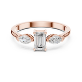 Gold Ring HLR-68, Rose Gold