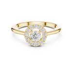 Gold Ring DDLR-833, Yellow Gold, view 4