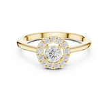 Gold Ring DDLR-833, Yellow Gold, view 4