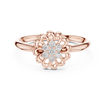 Gold Ring 1 (285), Rose Gold, view 4