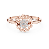 Gold Ring 1 (285), Rose Gold, view 4