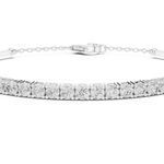 Gold Bracelet GLBR-0010, White Gold, view 4