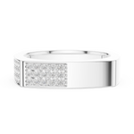 Gold Ring SBMR(36), White Gold, view 3