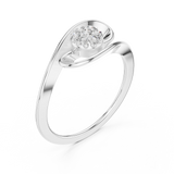 Gold Ring 1 (257), White Gold, view 2