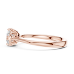Gold Ring DDLR-553, Rose Gold, view 3