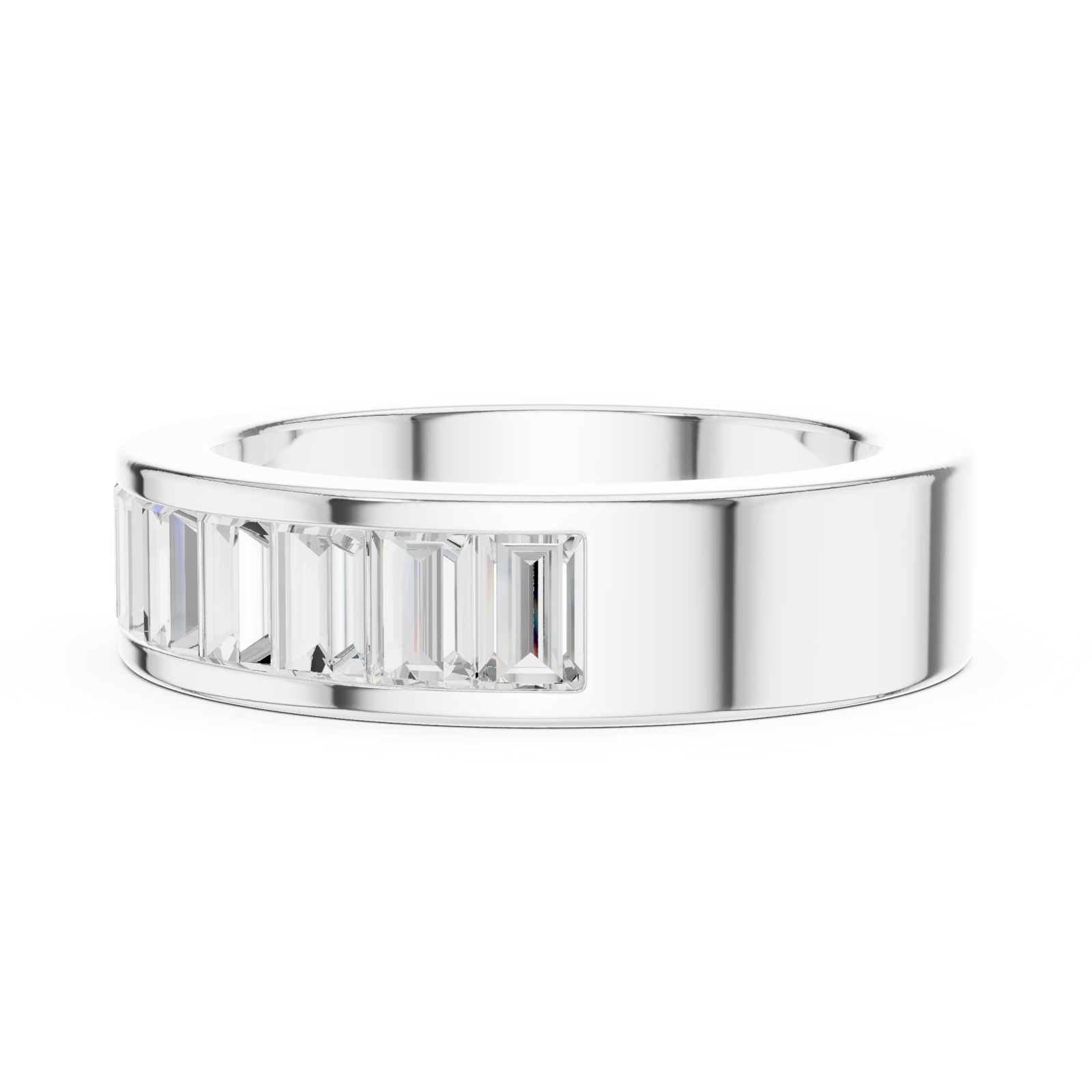 Gold Ring DDLR-381, White Gold, view 3